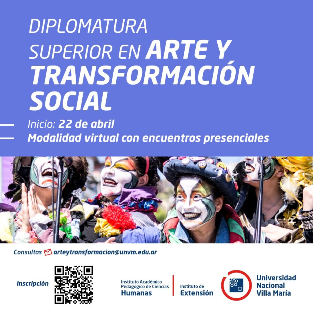 Se encuentran abiertas las inscripciones para la Diplomatura Superior en Arte y Transformación Social