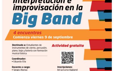 El Instituto de Humanas realizará el curso gratuito “Interpretación e Improvisación en la Big Band”