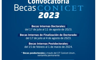 Convocatoria de Becas CONICET 2023: cronograma y prórrogas