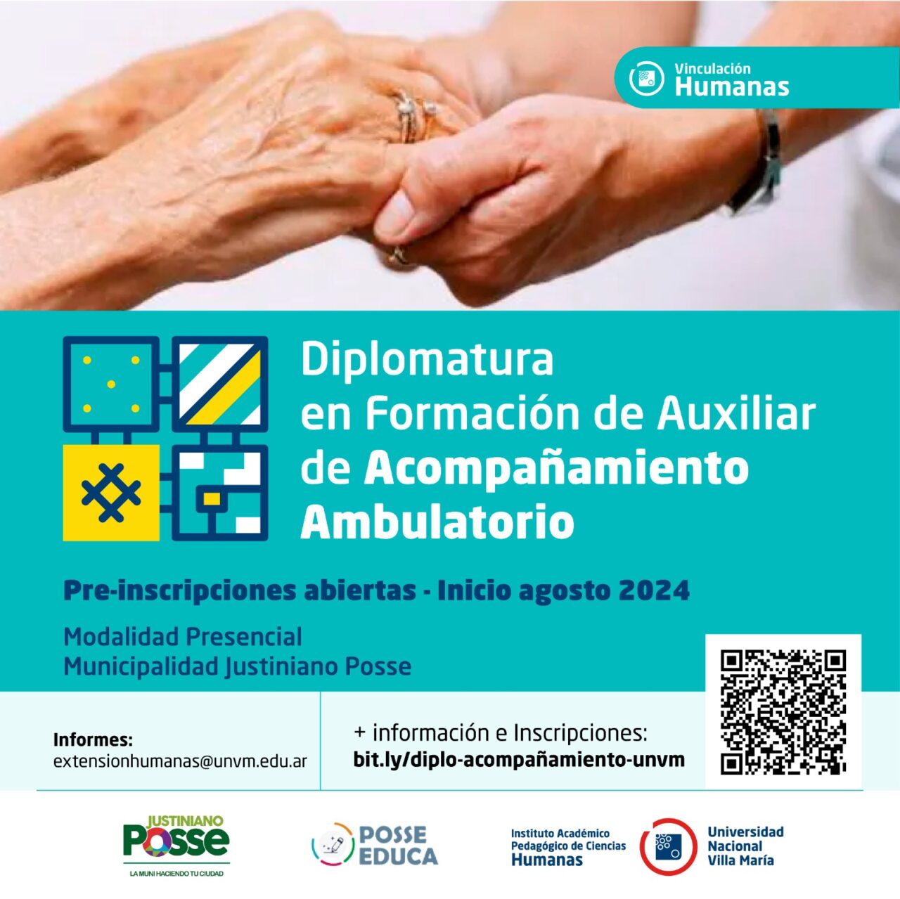 Humanas lanzó una innovadora Diplomatura en Formación de Auxiliar de Acompañamiento Ambulatorio