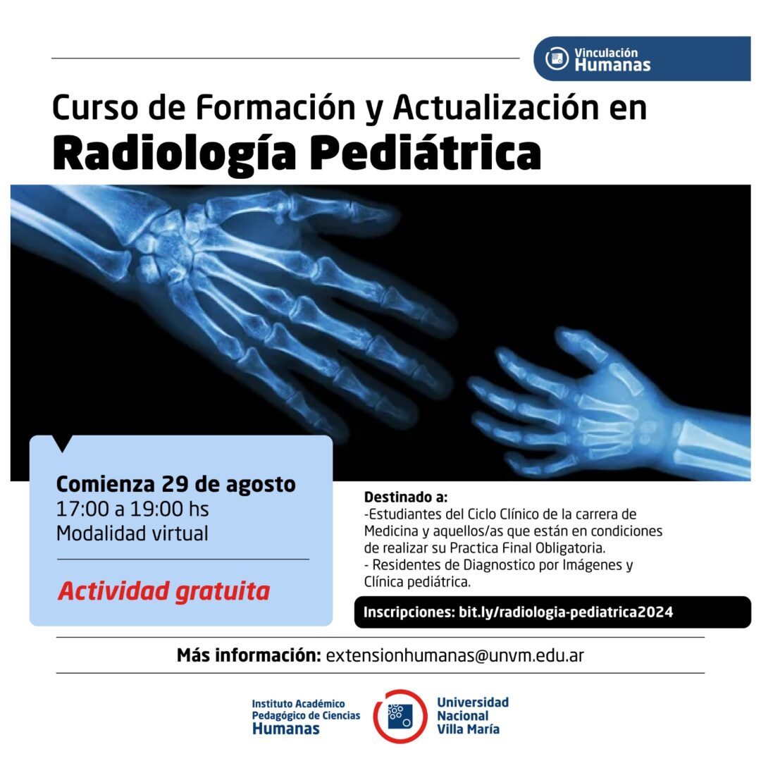 Realizará un Curso de Formación y Actualización en Radiología Pediátrica