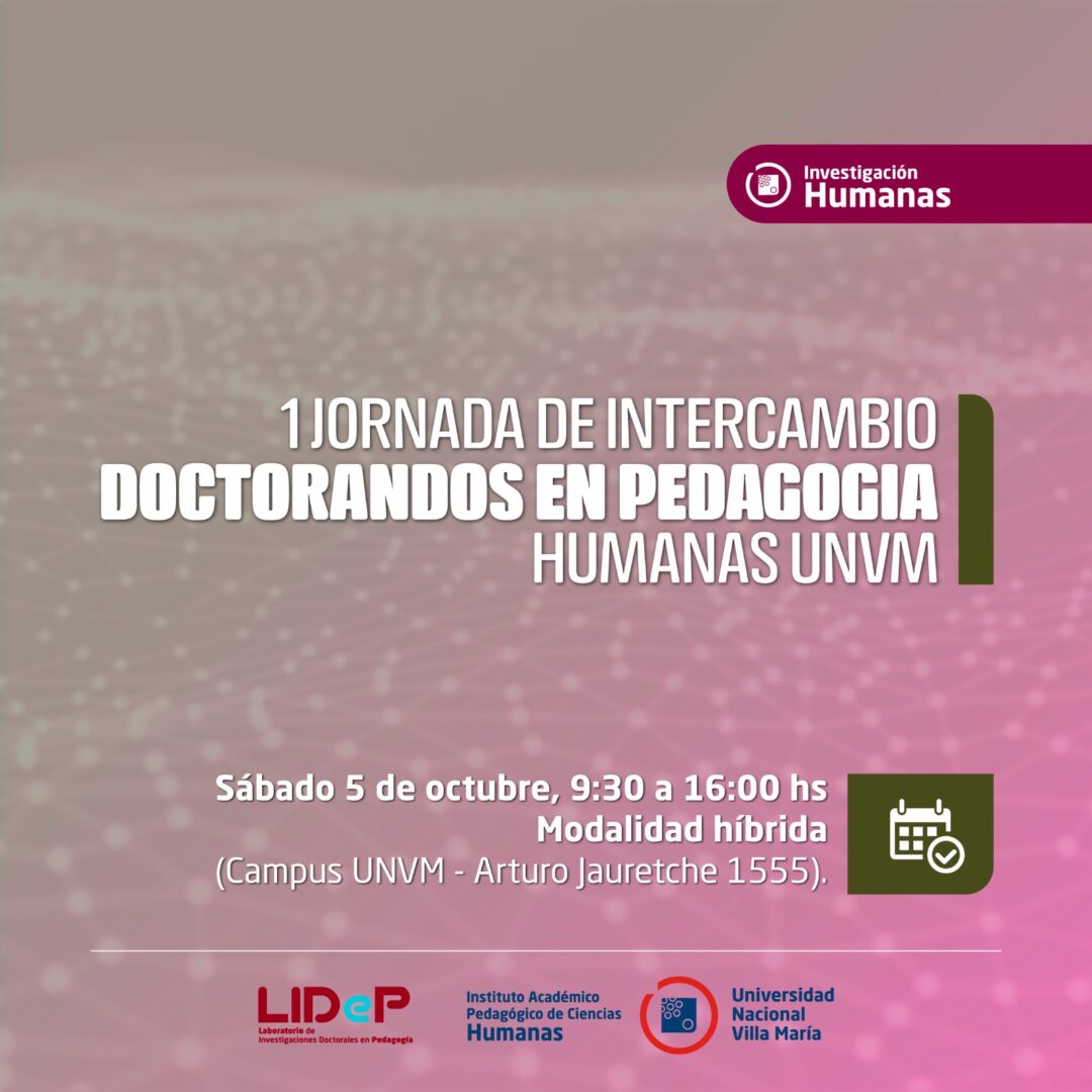 Humanas realizará unas Jornadas de Intercambio de Doctorandos en Pedagogía