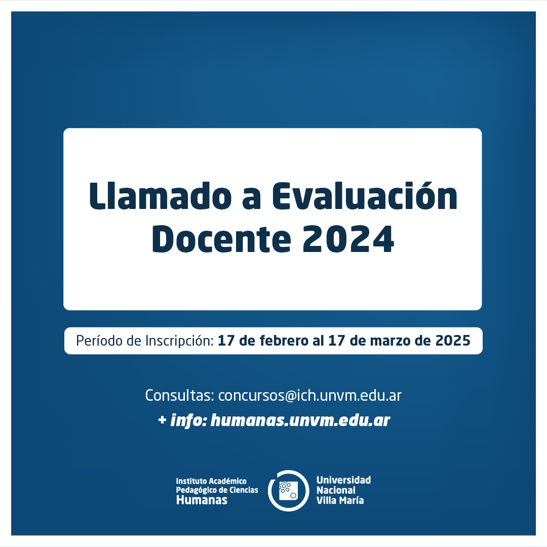 Llamado a Evaluación Docente 2024