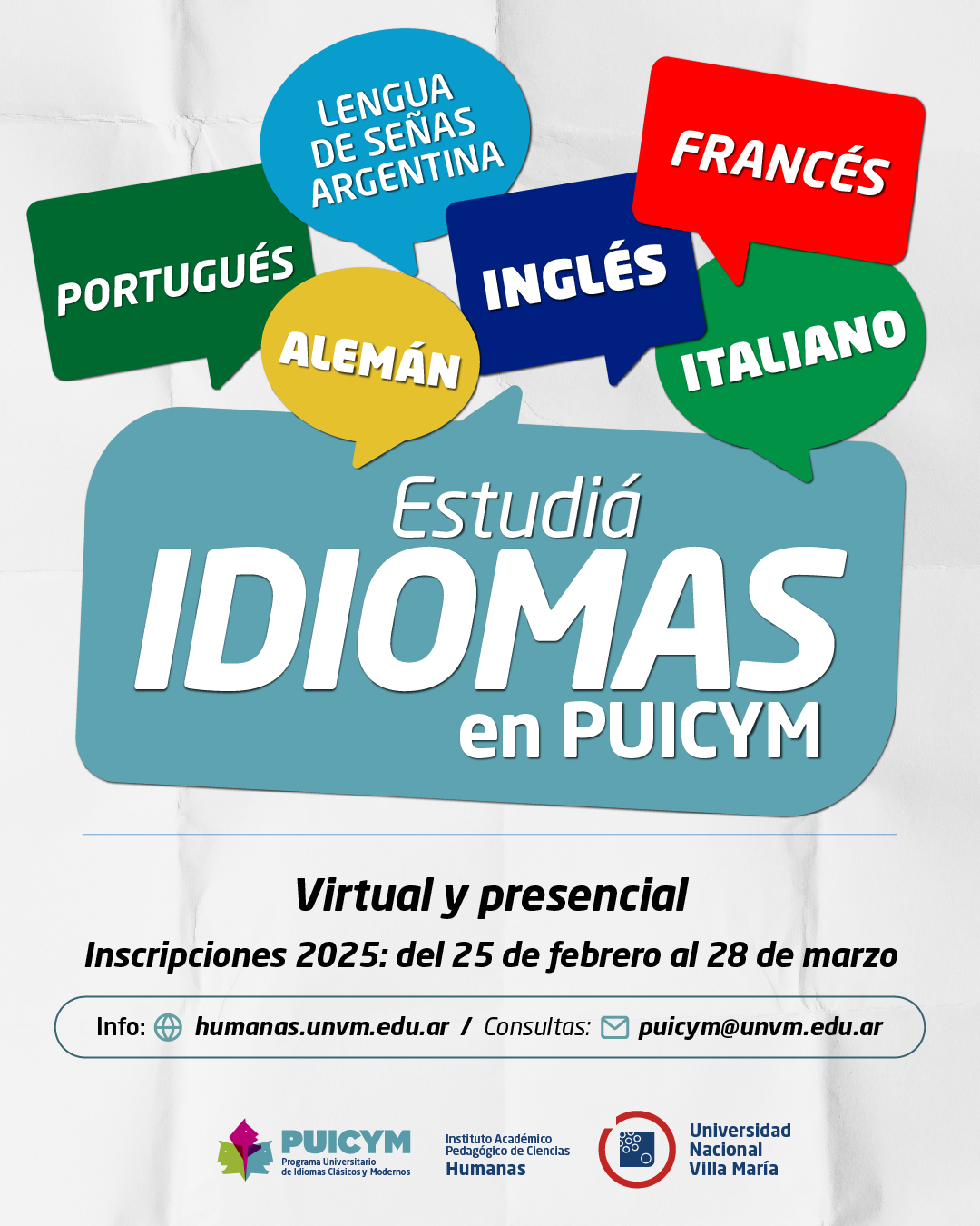 Abrieron las inscripciones para estudiar idiomas en el Puicym