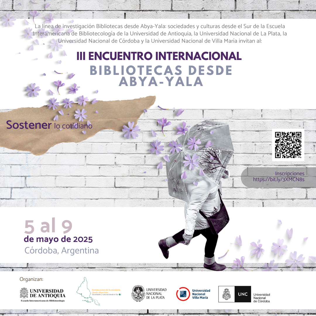 La UNVM será sede del III Encuentro Internacional Bibliotecas desde Abya-Yala