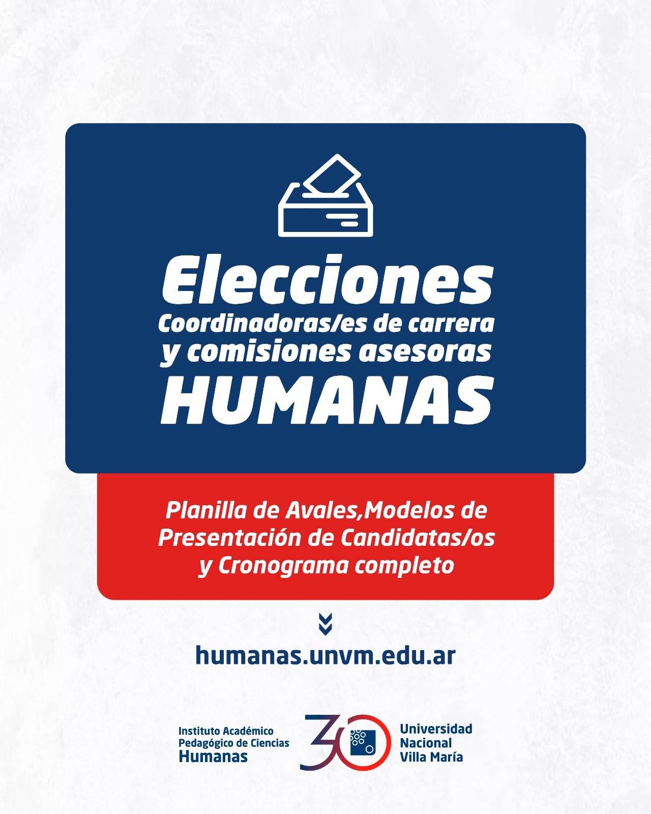 Elecciones de Coordinadores/as de Carrera y Comisiones Asesoras: Toda la información en esta nota