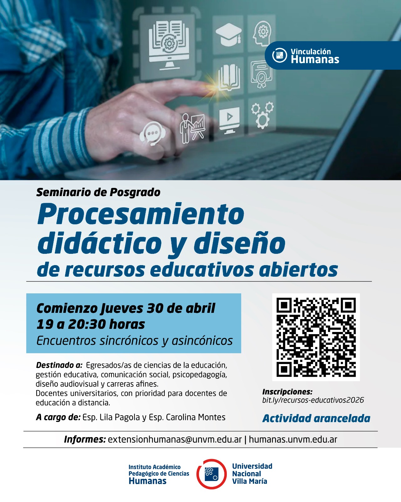 Seminario de Posgrado: Procesamiento didáctico y diseño de recursos educativos abiertos