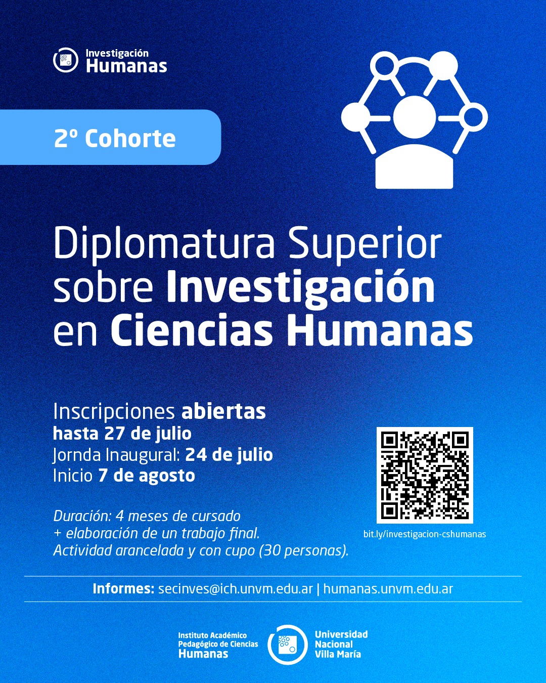 Abre una nueva cohorte en la Diplomatura Superior en Investigación en Ciencias Humanas