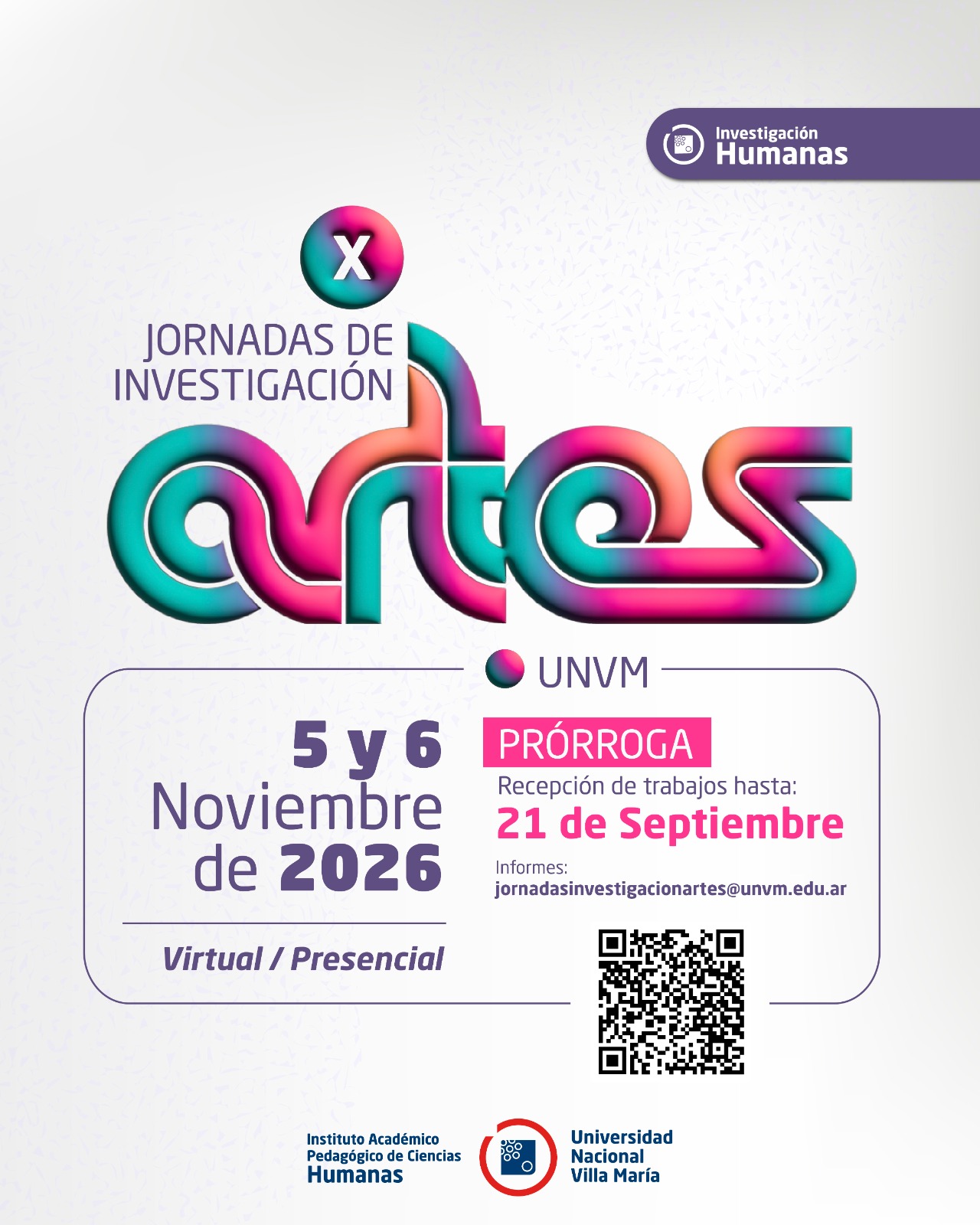 Las Jornadas de Investigación en Artes UNVM celebran su décima edición