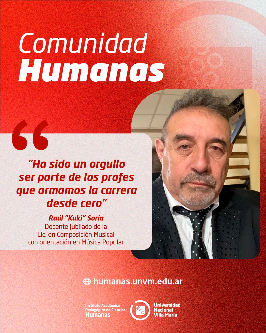 «Ha sido un orgullo ser parte de los profes que armamos la carrera desde cero»